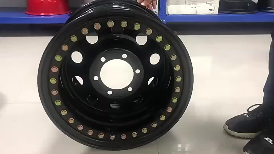 2022 NUEVA LLEGA ALTA ROADOS DE READA 15x8 4x100 5x114.3 6x139.7 Ruedas de acero Beadlock de acero1