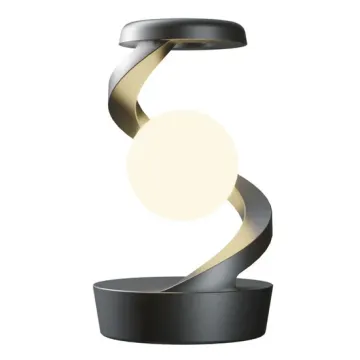 Color-Changing LED Moon Table Lamp with Wireless Charging Feature1