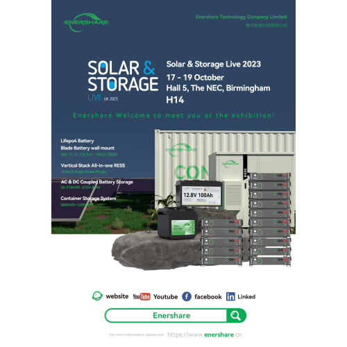 Enershare Energy zal zijn op Solar & Storage Live UK 2023!