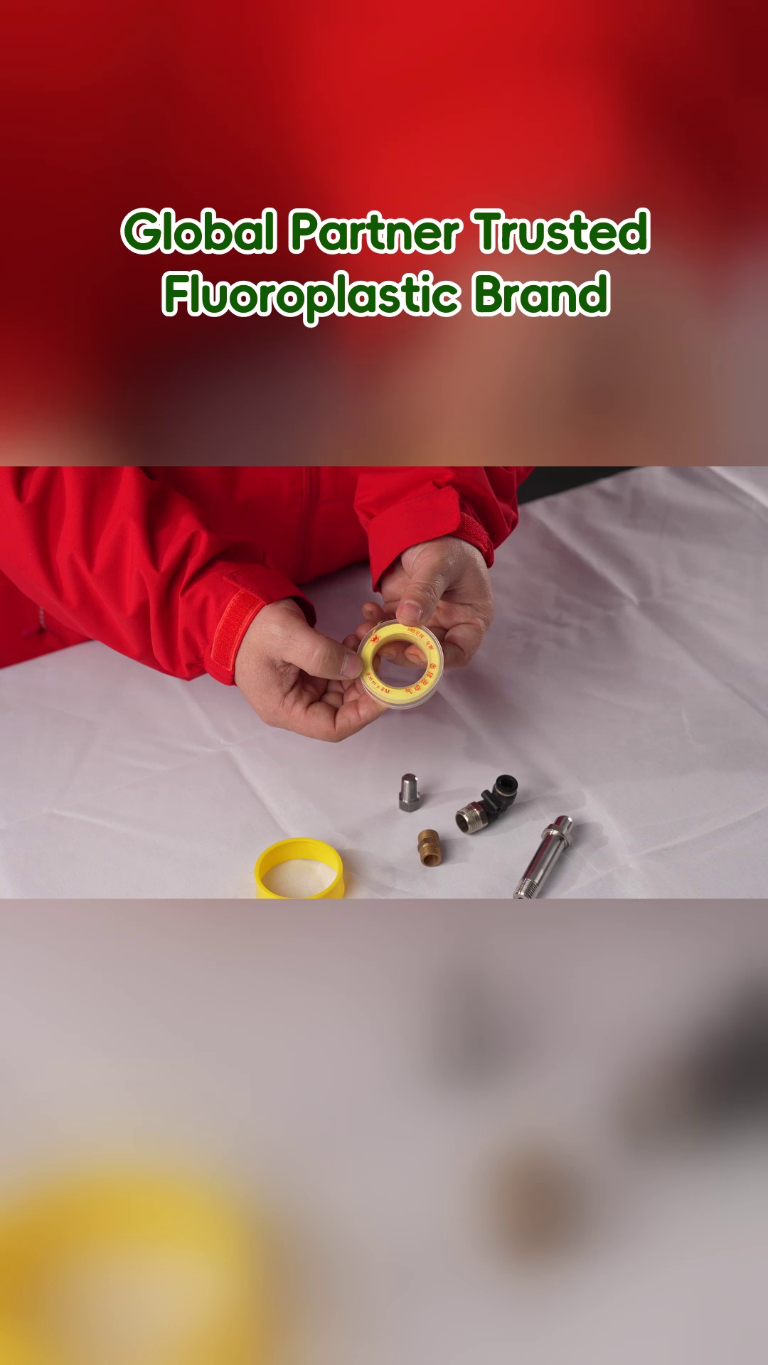Cinta selladora de PTFE de alta calidad para conexiones de juntas de tuberías a prueba de fugas