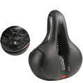 Bike Saddle Cushion: Leather Surface Shock-Absorbing Mountain Bike Seat1