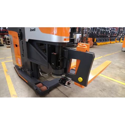 VNA forklift with camera and monitor 