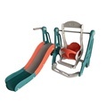Indoor Plastic Slide and Swing Set for Kids' Play Area1