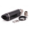 TEEN TOP Universal Motorcycle Exhaust Muffler with Carbon Fiber for GY6 Scooters1