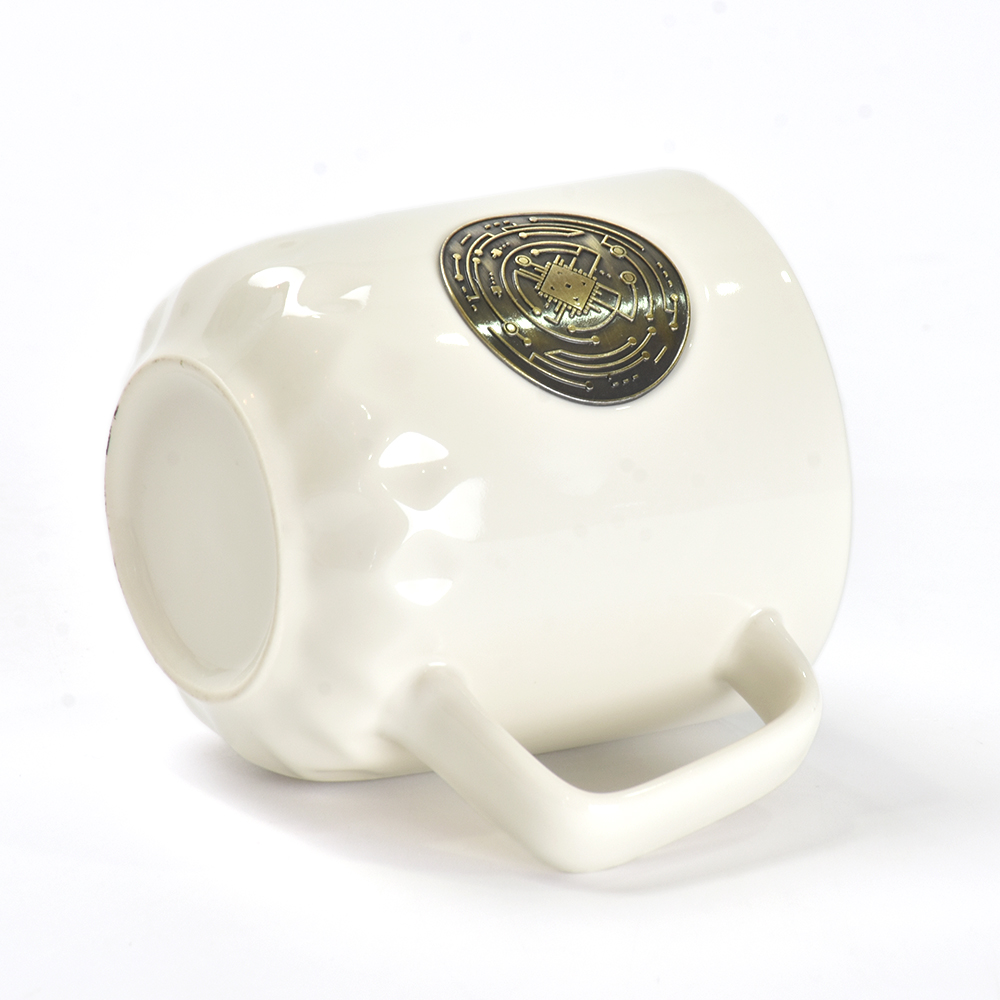 Amazon Milk Taza Café Copas Café en relieve Logotipo de Ceramic Taza de cerámica