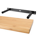 Black Iron Metal Scaffold Floating Shelf Brackets1