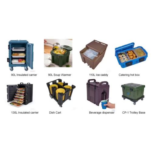 Caixa térmica de alimentos de catering 60L para cantina escolar, refeitório escolar, refeitório escolar