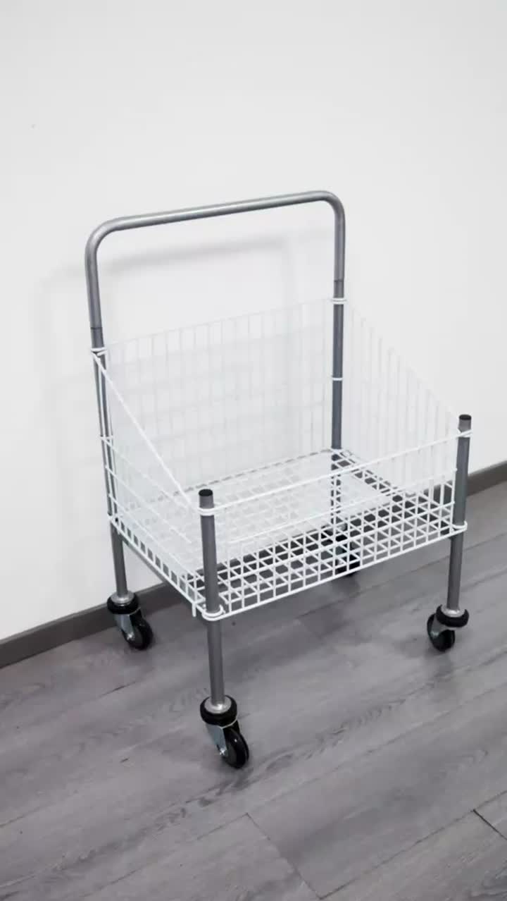 Special Four-Wheeled Folding Metal Push Cart
