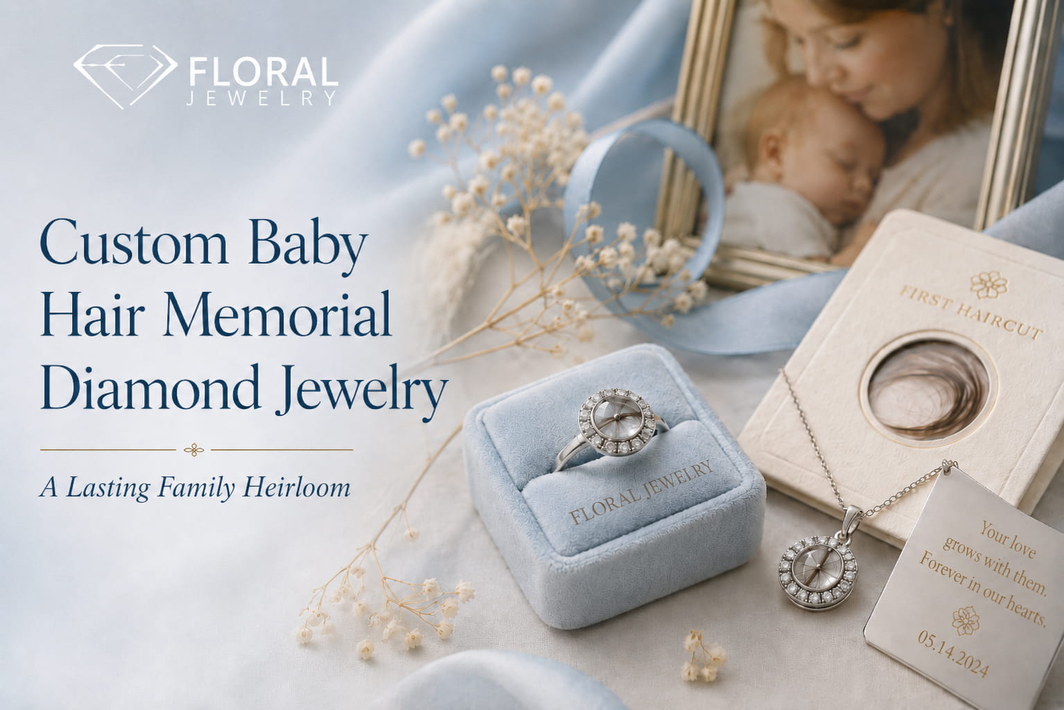 Guía de diamantes Baby Hair Memorial: un viaje rastreable desde el primer corte de pelo hasta el diamante