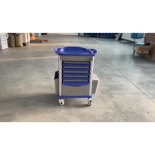 MET-MT85 Double side Medical Trolley