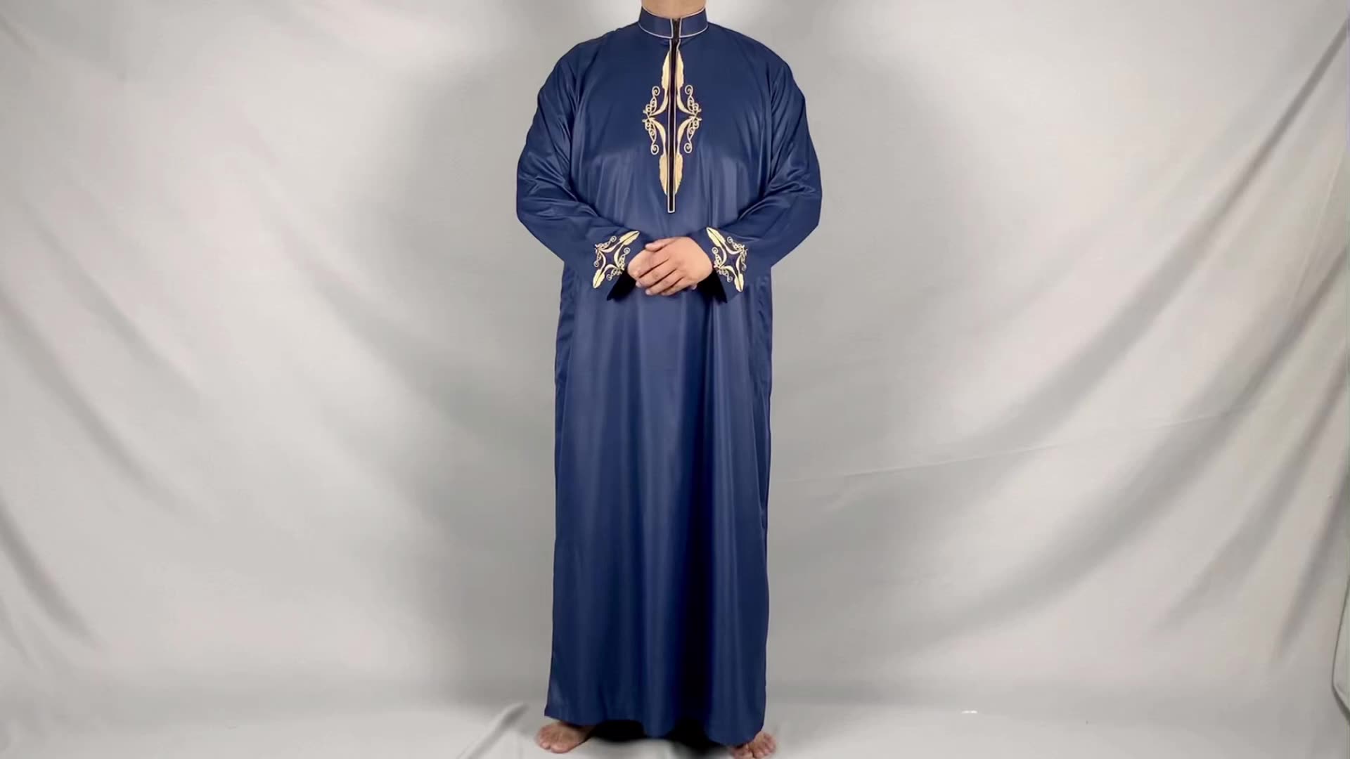 新しいデザイン2020男性のためのイスラムThobeアフリカン男性衣類1