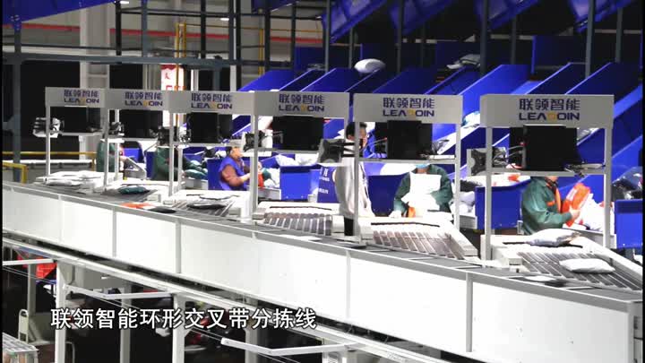 Ring Cross Belt Sorting Line