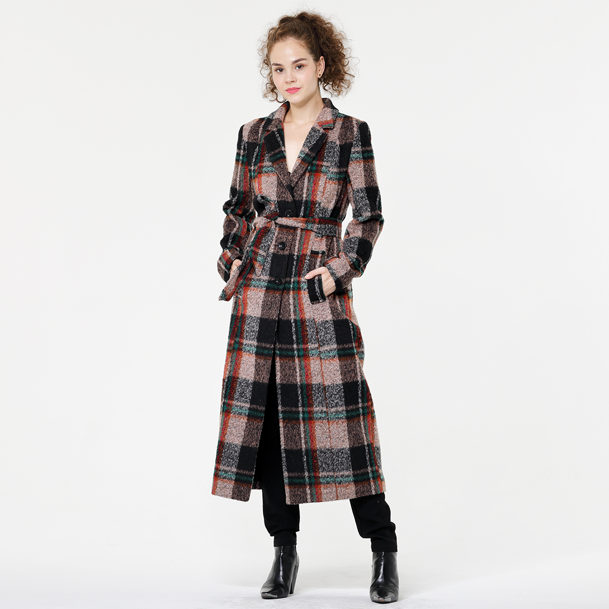Fashion Winter Loose Retro Women Overcoat Fashion Winter Loose Retro Women Overcoat