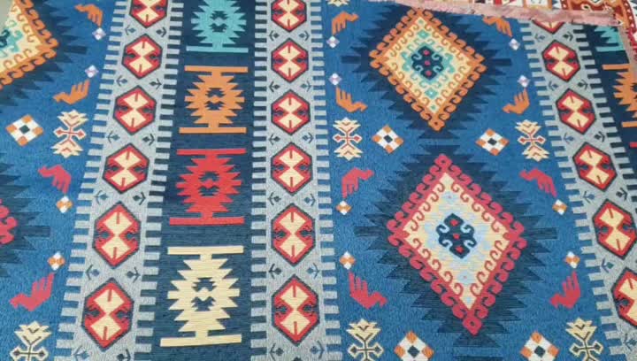 yarn-dyed small mat fabric
