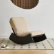 Chaise de canapé à bois massif minimaliste du concepteur du milieu du siècle