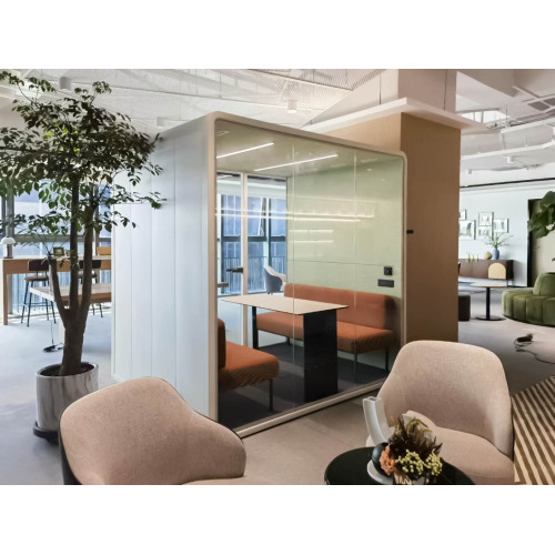 HECOR Office Pod: establezca límites con silencio, proteja cada momento de concentración profunda.