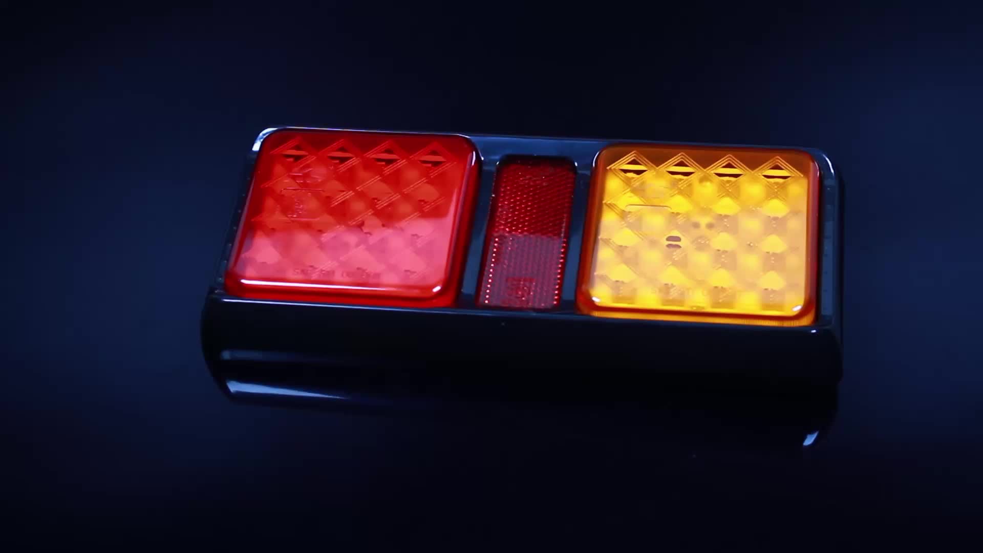 Αδιάβροχο Emark 3C DOT Εγκεκριμένο τετράγωνο LED Στάση ουρά δείκτη συνδυασμός LED φορτηγό φωτός πίσω σήμα φωτός1