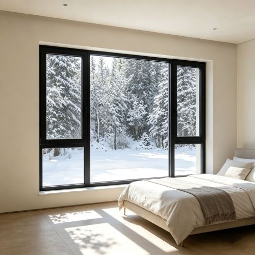 Elevate l'eccellenza architettonica cù finestre à battente d'aluminiu à rottura termica d'altu rendiment