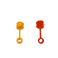 Solid Color Food Grade Silicone Straw Cap - Dust Stopper1