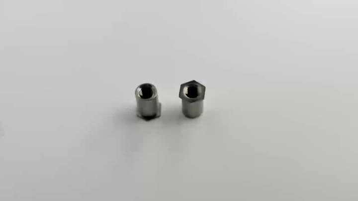 Stainless steel through-hole studs SOS 3.5 M3 8 PS