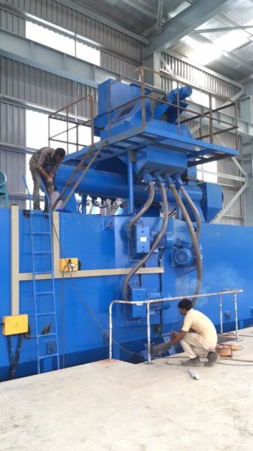 Shot blasting machine