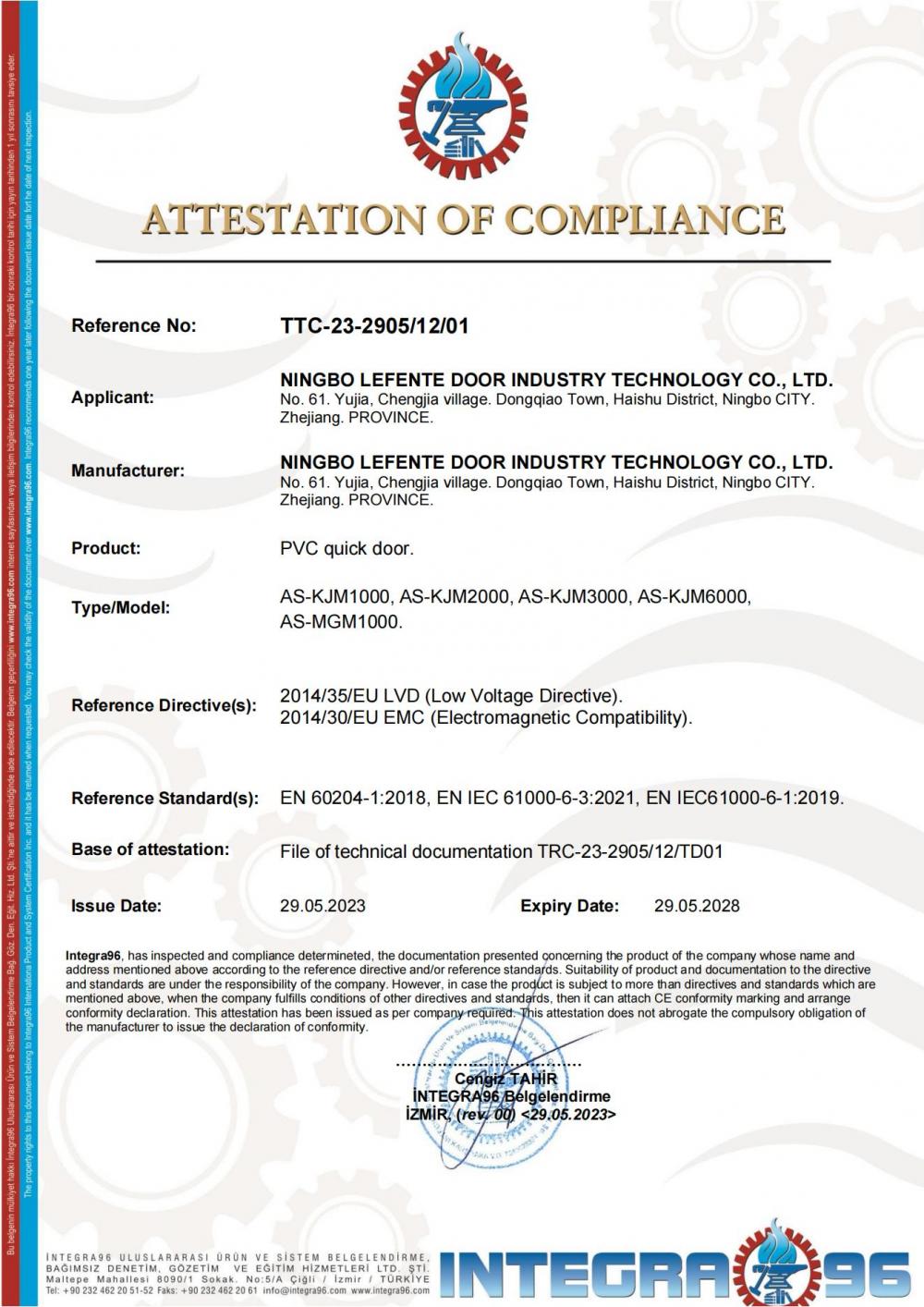 CE certification