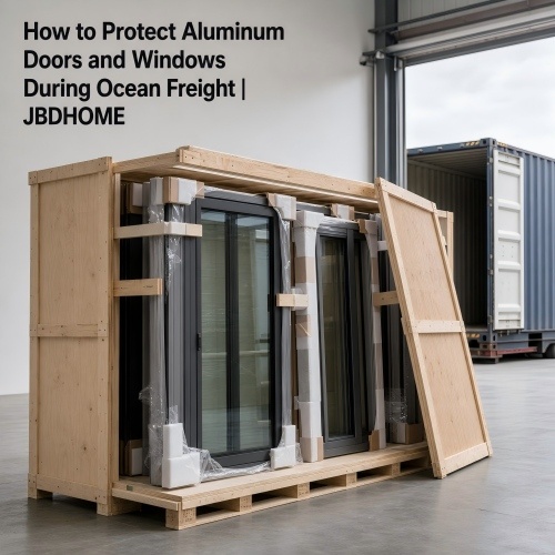 Cómo proteger puertas y ventanas de aluminio durante el transporte marítimo | JBDHOME