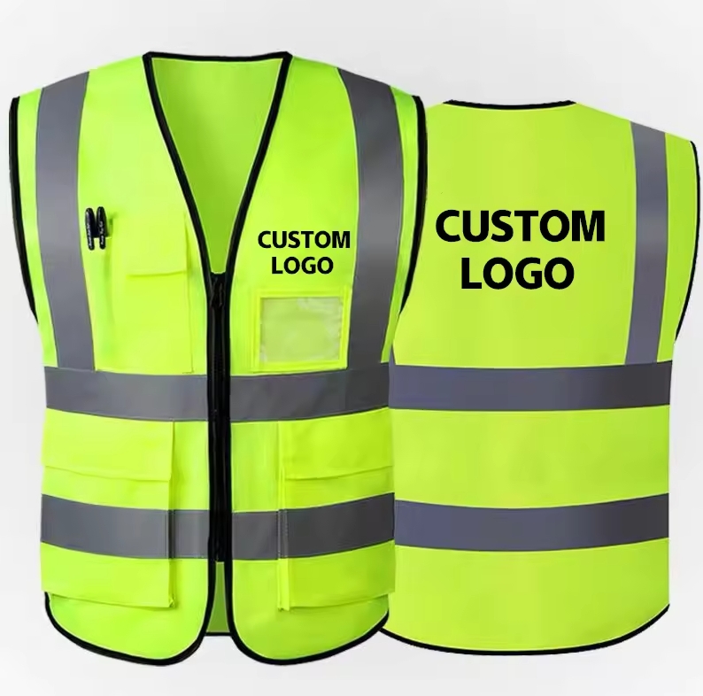 Hi vis vêtements de logo Impression personnalisée