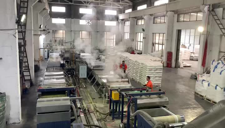 Artificial grass factory