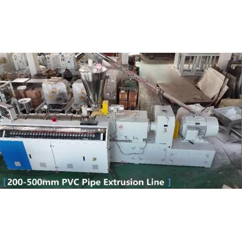 200-500mm büyük çaplı PVC ekstrüzyon hattı