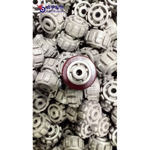 Leichte lila rote Pu Caster Rad