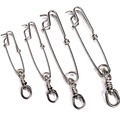 Heavy Duty Stainless Steel Long Line Clips and Snap Swivels for Saltwater Fishing1