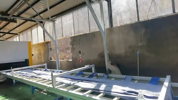 Machine d&#39;impression par transfert de grain de bois pour profilé en aluminium