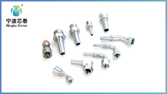 Ningbo Hydraulic Pipe Fittings、Hose Crinping Joint Three-Piece Tubing Hydraulic Joint 20141シリーズOEM価格スレッドエルボSwivel1