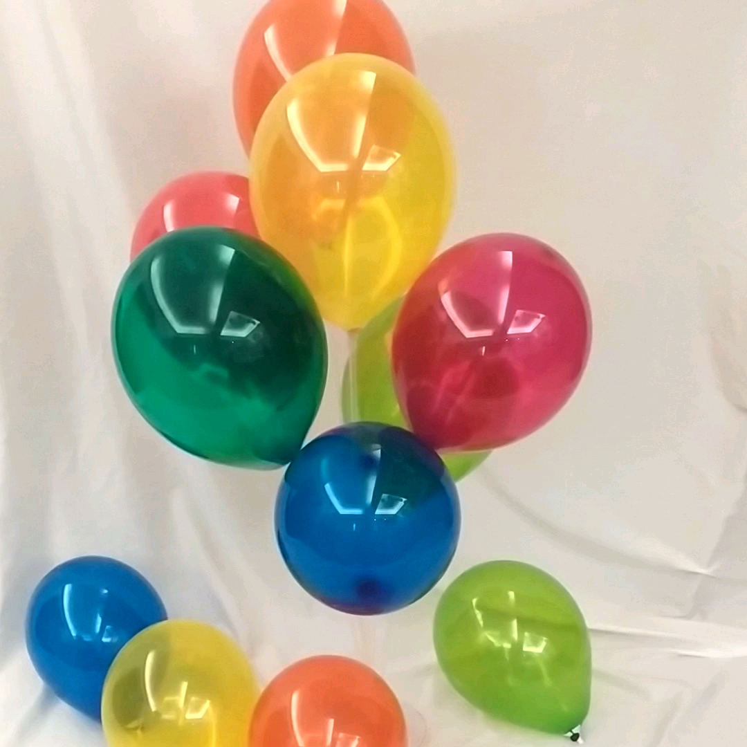 12 "Fournisseurs de fête de ballons noirs en cristal en latex1