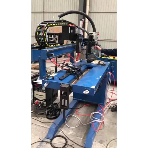 Longitudinal outer seam welding machine