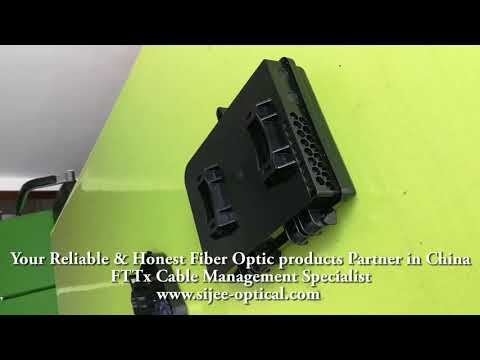 16 Fiber 1X16 PLC Splitter FTTH Outdoor Fiber optical Termination box