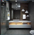 Luxury Bathroom Vanities with Marble Tops and Mirrored Cabinets1