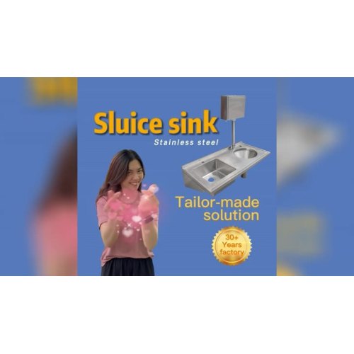 stainless steel sluice sink