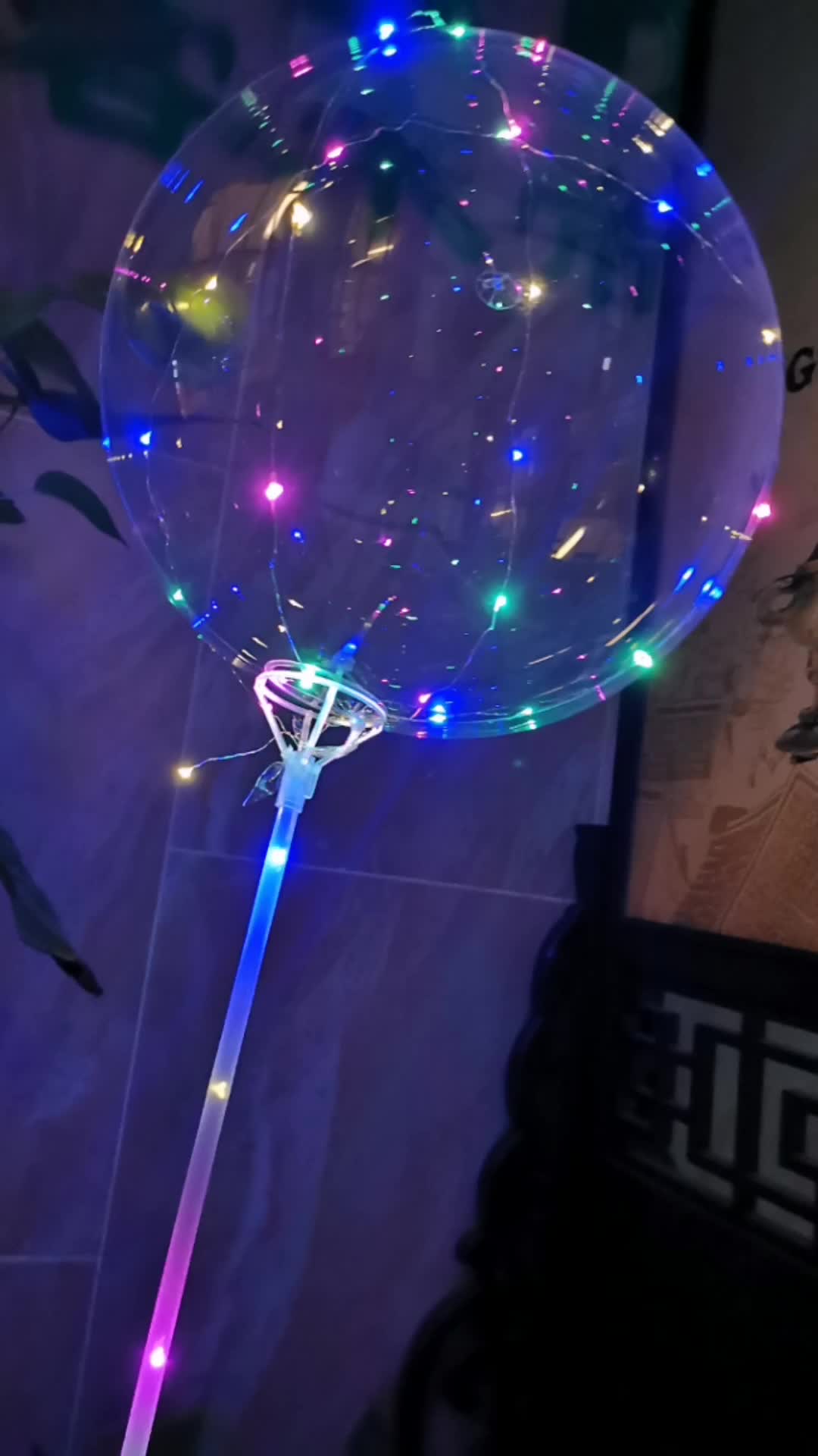 Vente chaude LED Light Bubble Ballons pour l'événement Décoration de mariage1