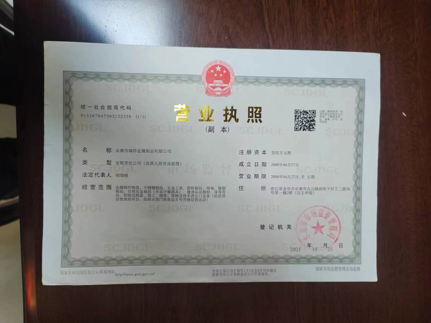 business license