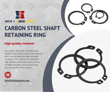 CARBON STEEL SHAFTRETAINING RING