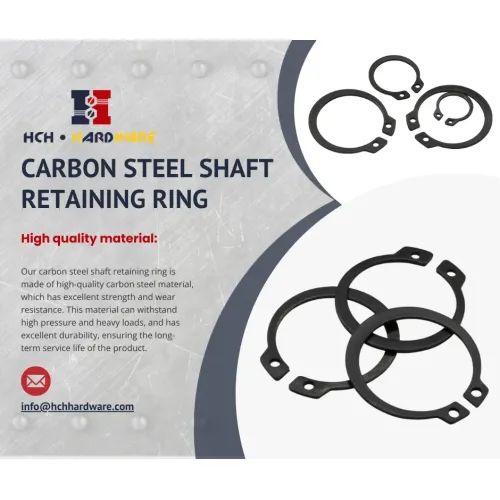 CARBON STEEL SHAFTRETAINING RING