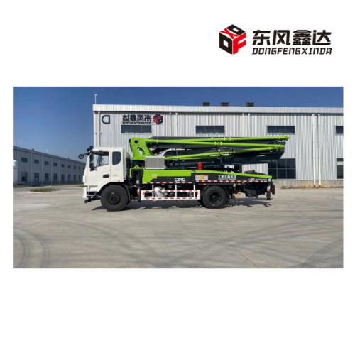 Cidade de Xinxiang Dongfeng Xinda Heavy Industry Co., Ltd. lança caminhão bomba de concreto compacto de 38 metros para cenários de construção de edifícios baixos