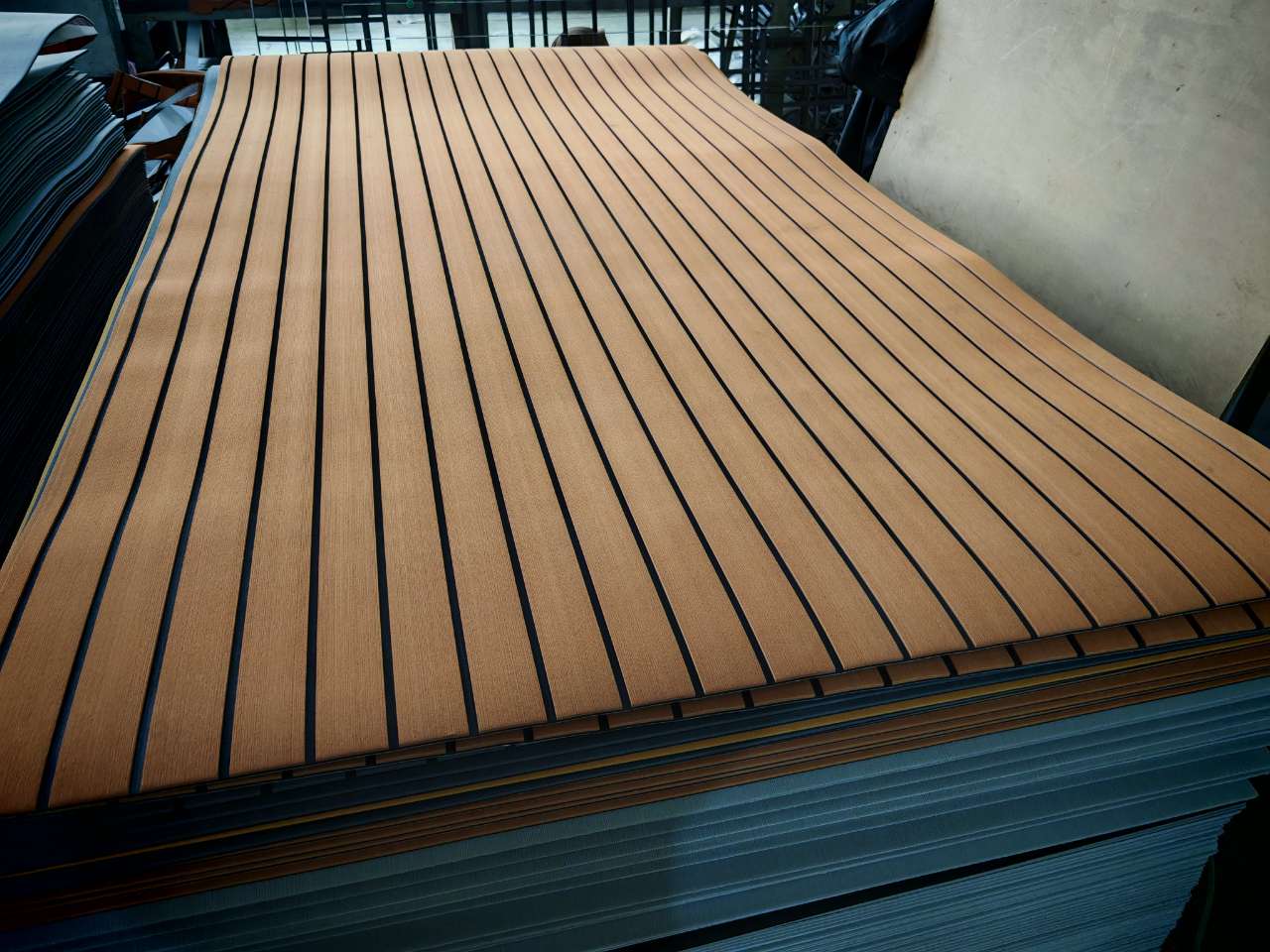 EVA boat flooring brown color