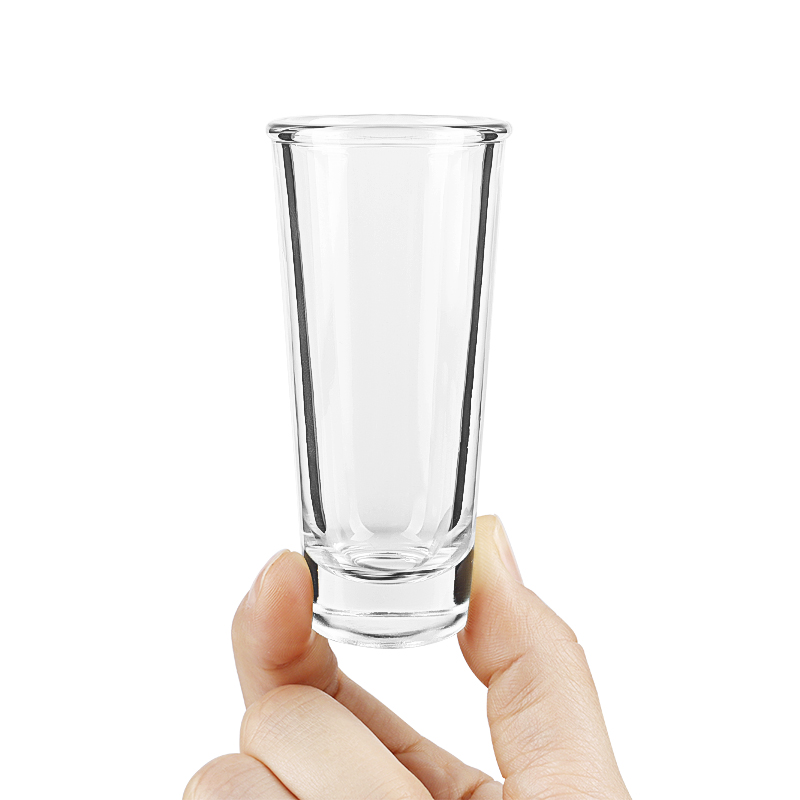 50 ml de 1.7 oz de espíritus transparentes Vacda de vidrio