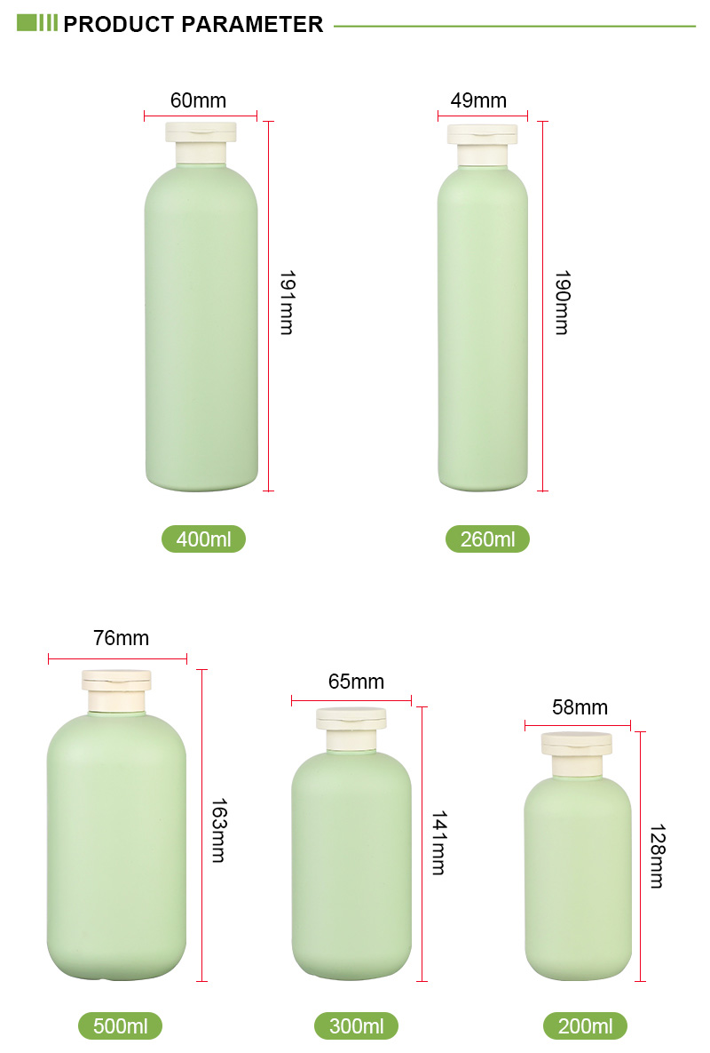 Plastic Pump Bottle For Hair Conditioner Shampoo