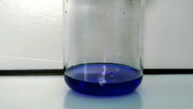 blue color brake fluid