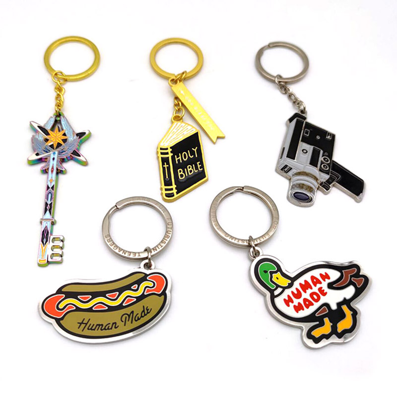 Keychain ya enamel ya kawaida