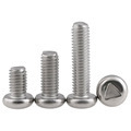 Stainless Steel 304 Round Head Internal Triangle Anti-Theft Screws - M31